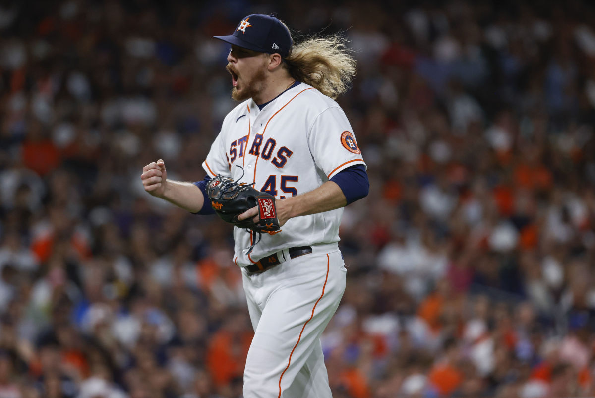 Houston Astros reliever Ryne Stanek